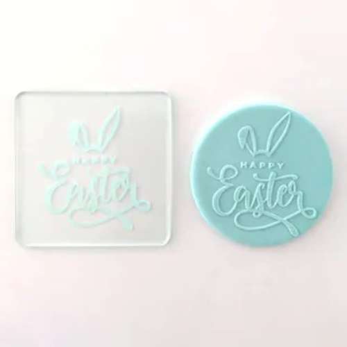 Happy Easter Debosser Stamp